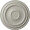 Ekena Millwork Traditional Ceiling Medallion (Fits Canopies up to 5 1/2"), 24 3/8"OD x 1 1/2"P, Pot of Cream CM24TRPCF - alternate 1